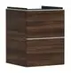 Hansgrohe-HG-Xelu-Q-Waschtischunterschrank-Nussbaum-Dunkel-480-475-mit-2-Schubkaesten-fuer-Handwaschbecken-Mattweiss-54022700 gallery number 1